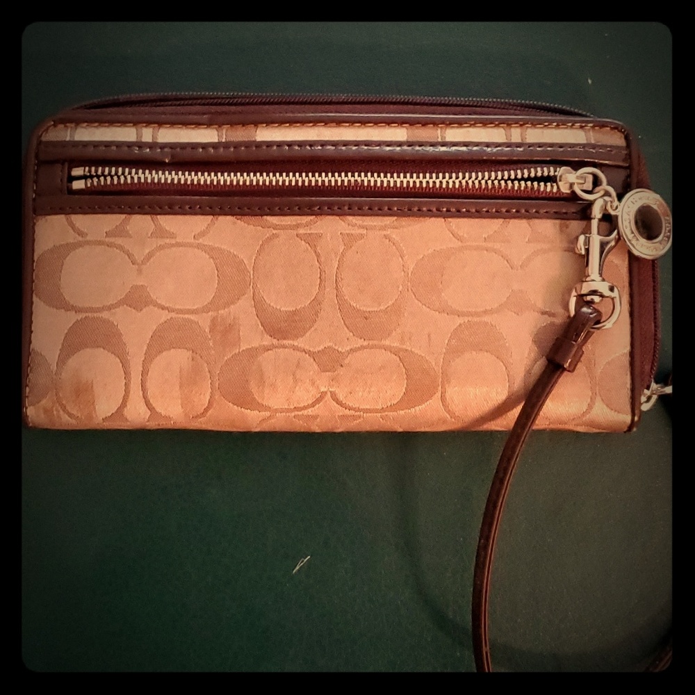 Signature Coach wristlet